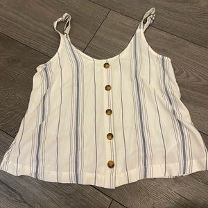 hollister button down flows top